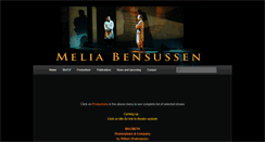 Desktop Screenshot of meliabensussen.com